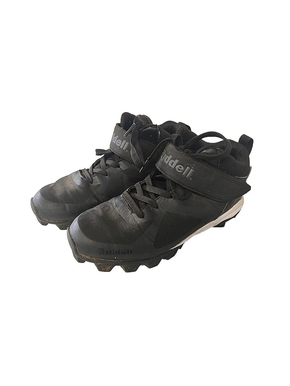 Riddell Men's Black Football Cleats Size 7 7D Style 172538